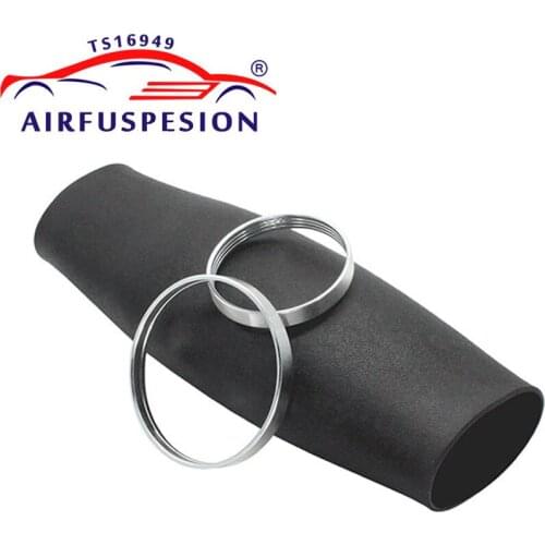 For BMW E61 5 Series Rear Air Spring Rubber Sleeve With Rings Bladder Air suspension repair kits 37126765602 37126765603