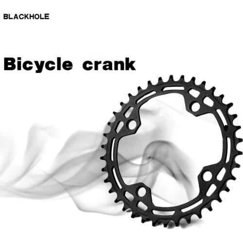 Bicycle Crank 104BCD Round 32T/34T/36T/38T MTB Chainring Bicycle Chainwheel Bike Circle Crankset Single Plat