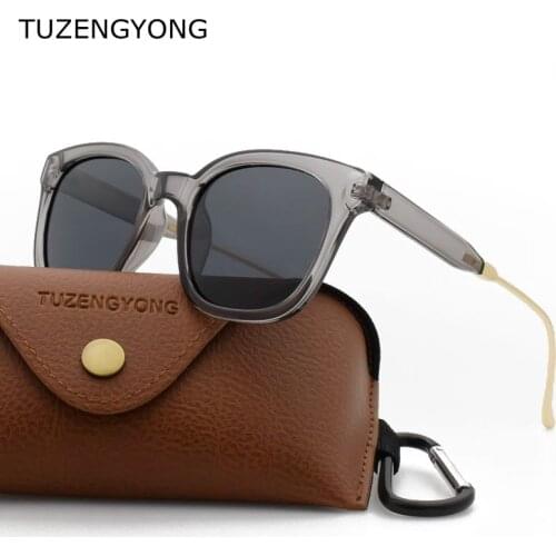 TUZENGYONG New Vintage Square Polarized Sunglasses Women Brand Designer Men Sun Glasses Fashion Driving Goggles UV400 Eyewear