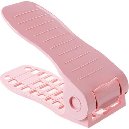 DIY Scrapbook Embossing File Templates Hor Shoe Rack Modern Double Cleaning Storage Shoes Rack Blue Green Pink Folding Shoe Rack