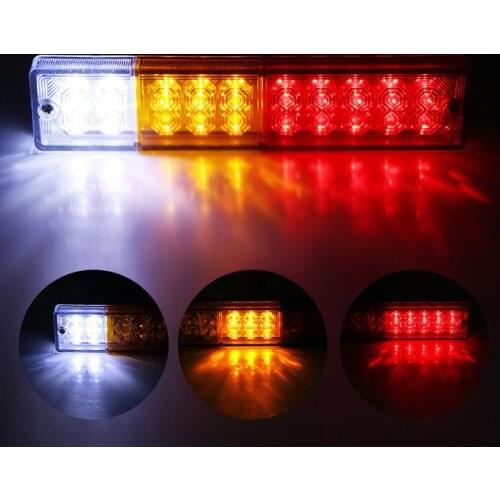 Waterproof 20 LED 12V Tail Light Car Truck Trailer Stop Rear Reverse Turn Indicator Lamp Light