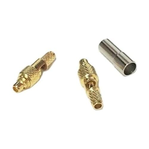 1PC NEW MMCX Male Plug RF Coax Connector Crimp for RG316,RG174, LMR100 Straight Goldplated NEW wholesale