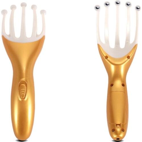 Electric Massage Hammer Massager Neck Body Vibrating Stress Relax Therapy Massage Relaxation Five Finger Massager For Body