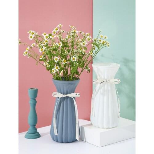 Two-Piece Suit Nordic Glass Flower Vase Transparent Dried Flower Creative Living Room Flowers Arrangement Water Cultivation