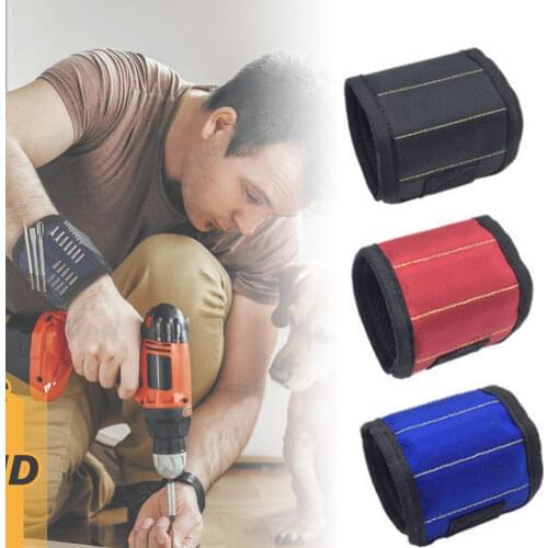 Strong Magnets Wristband Holding Tools Nails Screws Drill Bits for Men Father Handyman SDF-SHIP