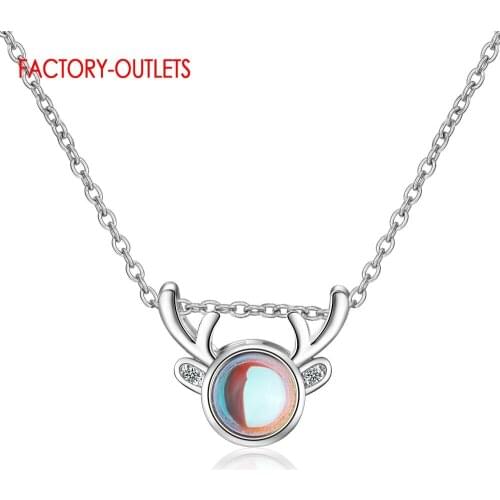 Lovely Little Animal Shape Pendant Necklace For Women Girls Genuine 925 Sterling Silver Charm Necklace Jewelry Gift For Women