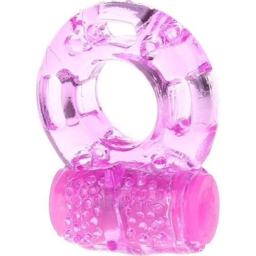 Silicone Vibrating Ring Elastic Cock Delay Ring Vibrator Penis Cock Ring Vagina Vibrator Sex Shop Adult Toys
