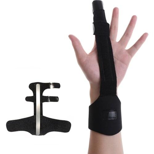 1pcs Adjustable Finger Corrector Splint Trigger Finger Splint Finger Popping Guard Clicking Stiffness For Treat Pain
