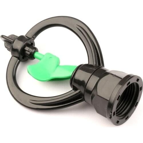 20pcs 360 Degree 3/4inch Rotating Sprinkler Female Thread Plastic Automatic Sprinkler Butterfly-Shaped Agricultural Sprinkler