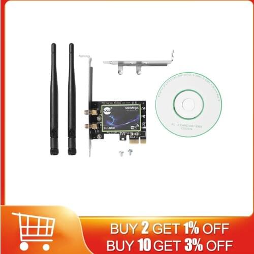 3000Mbps WiFi 6 Intel AX200 PCIe Wireless Network Adapter Dual Band 2.4G/5Ghz 802.11AX/AC Bluetooth 5.1 For Pc Desktop Windows10