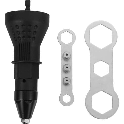 1 Set Electric Rivet Nut Shooter Drill Adapter Power Machine Accessory Woodworking Tools Part Electric Rivet Gun Accessories