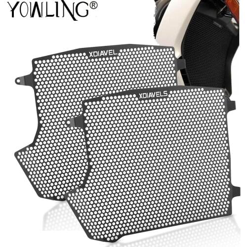 Motorcycle Accessories Aluminum Radiator Guard Protector Grille Grill Cover For Ducati XDiavel S 2016 2017 2018 2019 2020