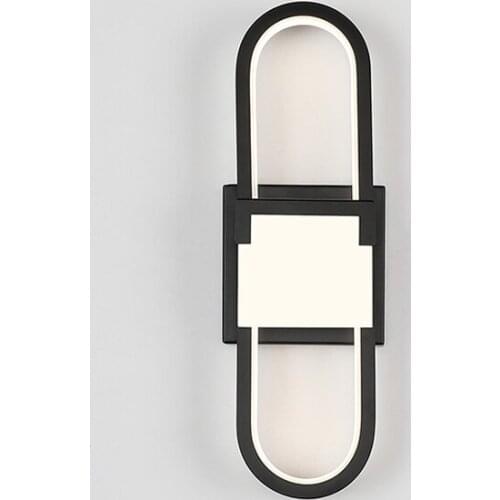 Aluminum Sconce Light Creative Wall Decorative Lamps Bedroom Bedside Hotel Bar Aisle Staircase Lighting Bra 18W Led Wall Lamp