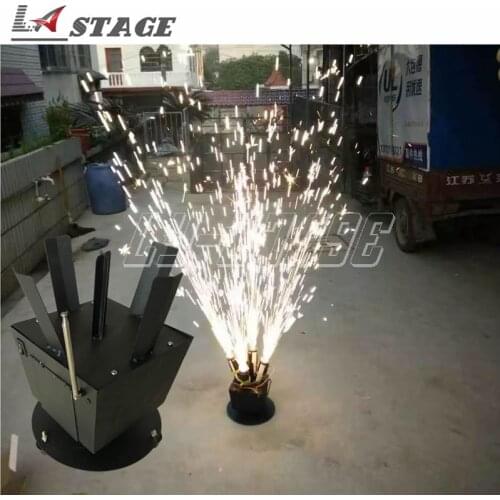 Wireless Remote Control Rotate Cold Flame Fireworks System Firing Device Stage Equipment Fountain System