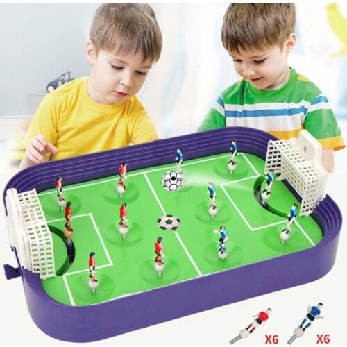 Children Educational Toy Double Match Scoring Football Field Toy Parent-child Interactive Catapult Football Adult Table Game Toy