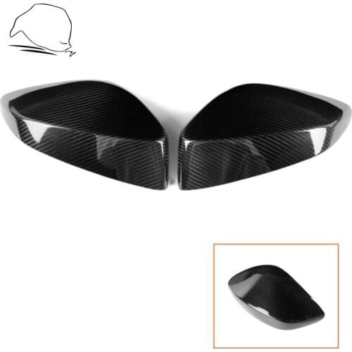 For Toyota GT 86 GT86 Subaru BRZ Scion FR-S Carbon Fiber Rear View Mirror Cover Full Add On Style Tuning Auto Car Accessories