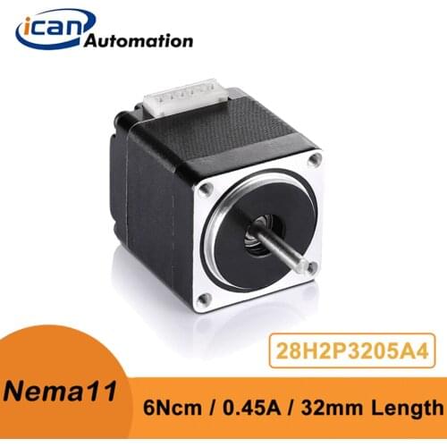 ICAN Micro Stepper Nema11 6Ncm 0.45A 32mm 1.8deg Micromotor
