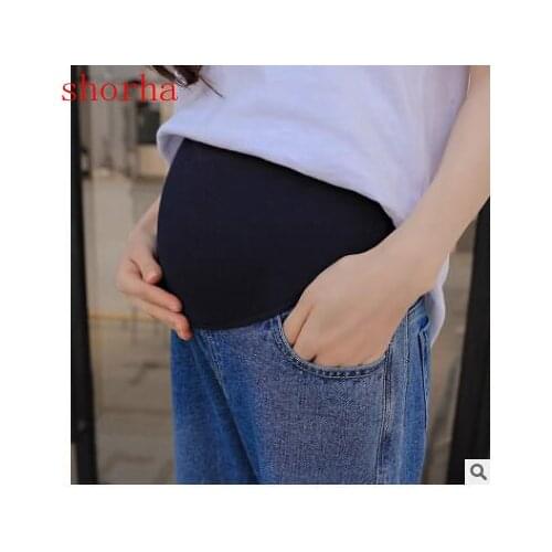 New Pregnant Women Elastic Stretchy Cotton Jeans Denim Pencil Pants Maternity Trousers Elastic Waist Comfortable Plus Size m-xx