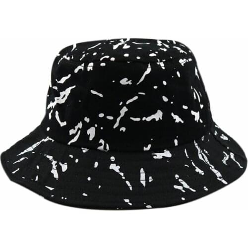 Baby Newborn Toddler Spring Children Fisherman Hat Printing Point Graffiti Fashion Summer Boys Girls Panama Beach Sun Cap