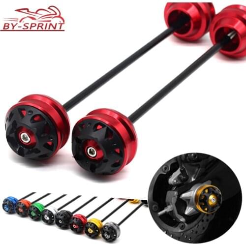 For YAMAHA XSR700/Xtribute XSR900/Abarth CNC Front & Rear Axle Fork Wheel Protector Crash Sliders Cap Pad Motorcycle Accessories