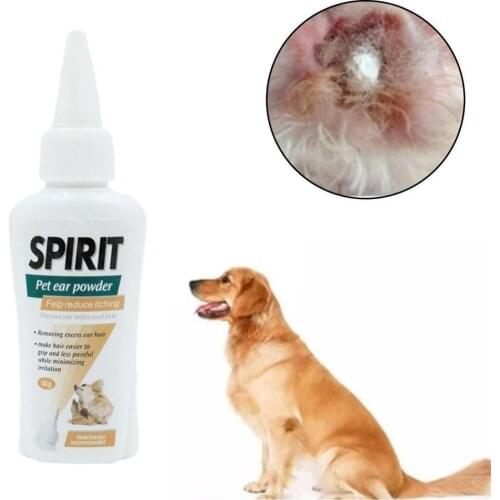 Pet Dog Cat Puppy Kitten Ear Clean Powder Pet Grooming Clean Ears Ear Care Care Powder Health Cleaning Tools Canal Supplies Q0W6
