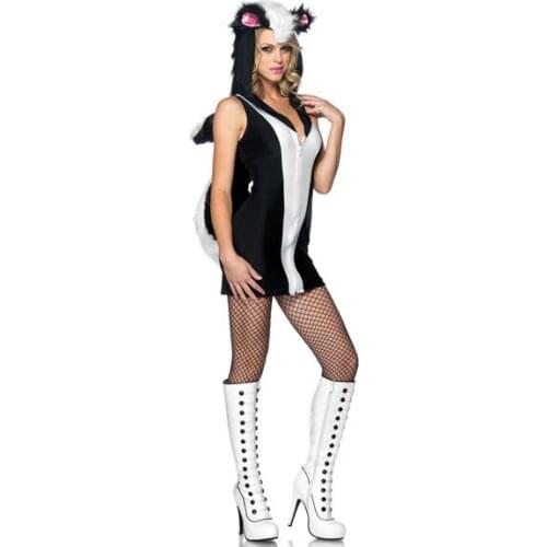 Sexy Animal Cosplay Costume For Party Free Shipping Hot Popular Halloween Costumes For Women Cutie Cat Costume 3S1129
