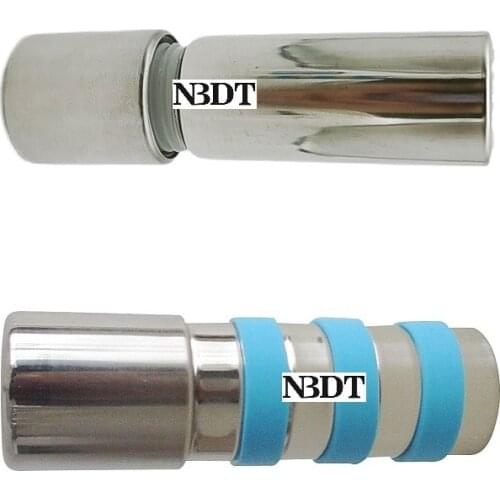 Steel 22mm To 25mm Tube Straight Coupling Connector Adapter Lock Function Length Telescope Adjustment