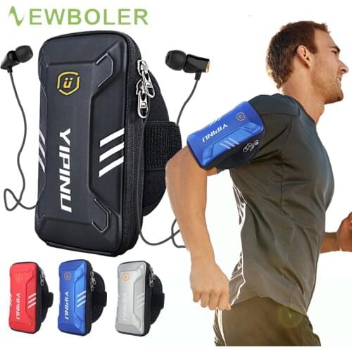 Men Women Reflective Waterproof Running Arm Bag Fitness Case Wallet Jogging Phone Holder Bag Sports Armband bag Arm Band Pouch