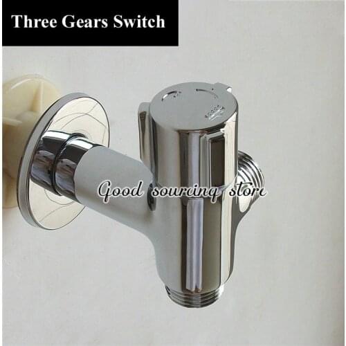 One inlet two outlet angle valve