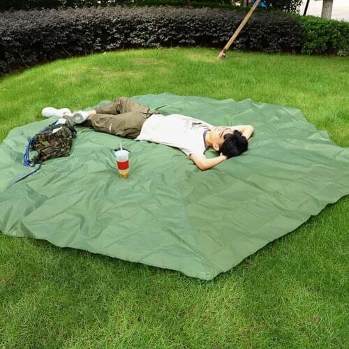 Waterproof Camping Tarp Multifunctional Picnic Mat Tent Footprint Hexagon Footprint Ground Sheet For Hiking Outdoor Picnic