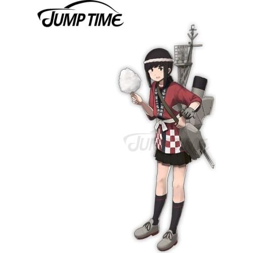 Jump Time 13 x 4.2cm For Kantai Collection Fubuki Remodel Happi Kancolle Decal Laptop RV Car Sticker Windows Occlusion Scratch