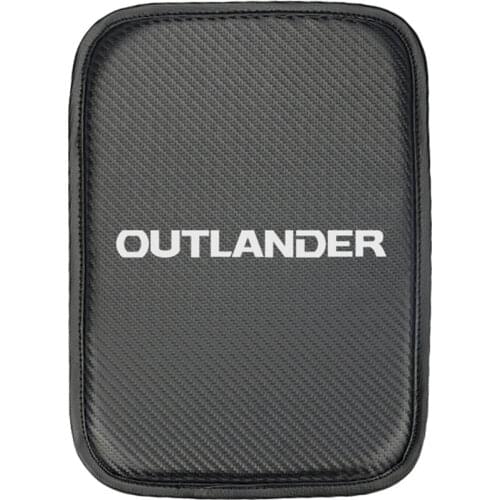 Car Styling for Mitsubishi Outlander 2013 2014 2015 2016 2017 2018 2019 Car Armrest Pad Covers Storage Protection Cushion 1pcs