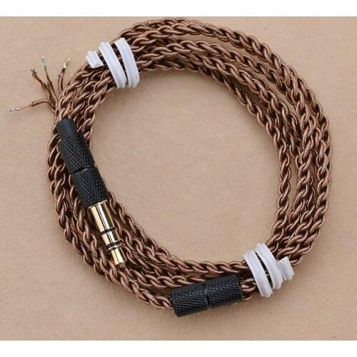 10pcs DIY Headphone cable 3.5mm 6N UE18 core copper cable Strands audio Earphone Maintenance Wire headphone repair for headset