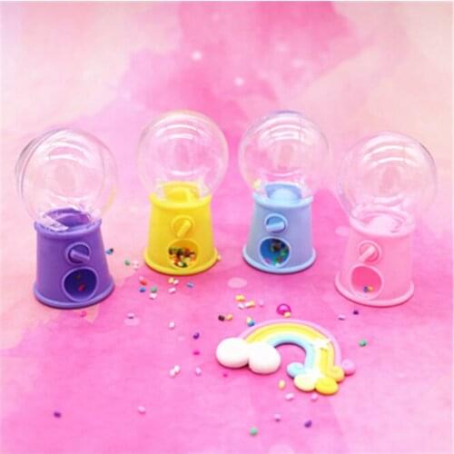 108 pcs/lot Creative Cute Sweets Mini Candy Machine Bubble Toy Dispenser Coin Bank Kids Toy decoration Chrismas Birthday Gift