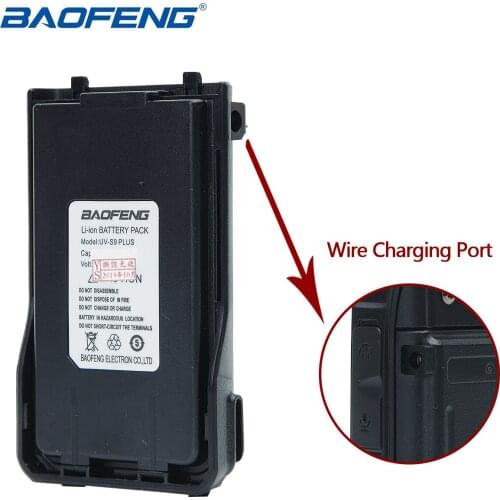 BaoFeng UV-S9 Plus Battery Compatible With UV-5R Pro BF-UVB3 Plus UV-S9 Baofeng Walkie Talkie UV-S9 Two Way Radio Li-ion Battery