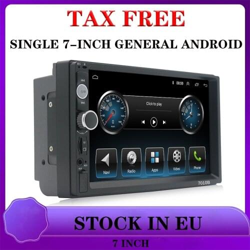1din Car Radio Autoradio Aux Input Receiver Bluetooth Stereo Radio Support FM/MP3/WMA/USB/SD Card MP3 Multimedia Player