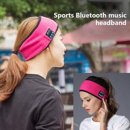 Wireless Bluetooth Headphone Sleep Yoga Headband Hat Soft Warm Sports Smart Cap Smart Speaker Stereo Scarf Headset with Mic