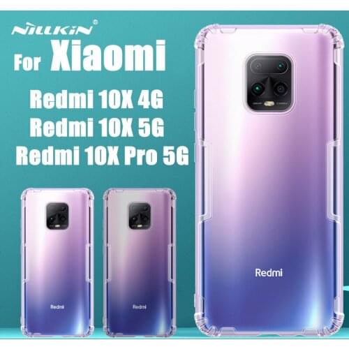 Original Nillkin TPU Ultra thin Phone Cases for Xiaomi Redmi 10X Pro Redmi10X 4G 5G Nilkin Silicone Cover Crystal Clear Case
