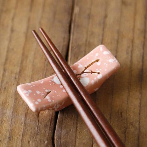 Home Kitchen Chopstick Rest Stand Chopsticks Holder Ceramic Stand Japanese Decorative Eco-Friendly Spoon Fork Tableware