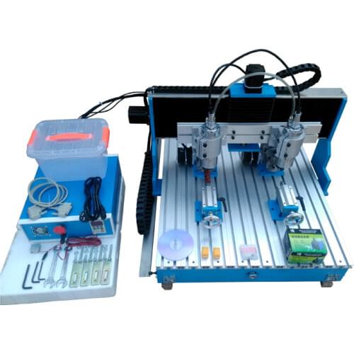 CNC Router 6090 Engraver 1500W Water Cooling Engraving Drilling and Milling Machine with Linear Guide Rail