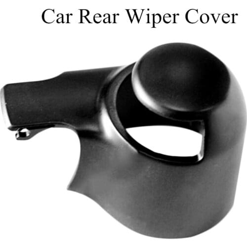 Car Rear Wiper Cover Cap 1 Pcs Black For Volkswagen For Golf MK5 For Passat For Touran ABS Punch Shape Accessories