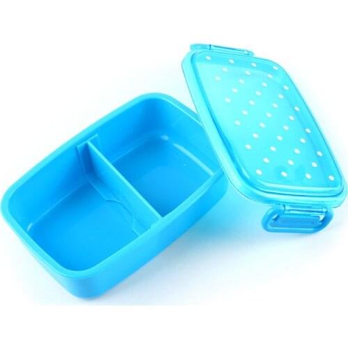 Dot Lunch Box for Children Picnic School Food Storage Container Bento Sushi Box Kids Fruit Snack Lunch Boxes wholesales