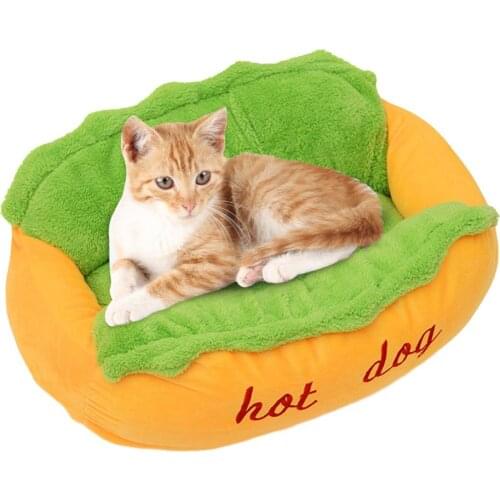 Hot Dog Bed various Size Large Dog Lounger Bed Kennel Mat Soft Fiber Pet Dog Puppy Warm Soft Bed House Product For Dog And Cat
