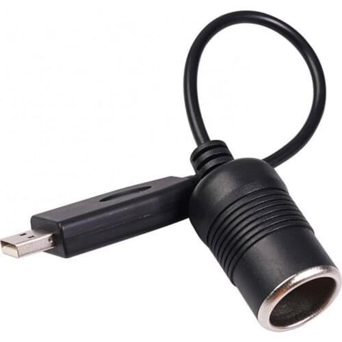 80% Hot Sell Car Cigarettes Lighter Socket USB 5V To 12V Converter Auto DVR E-dog Supply Line
