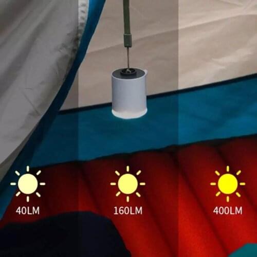 Multifunctional 3 in 1Mini Electric Inflatable Pump Ultralight USB Charging Portable Air Pump 3 Modes Camping Light Outdoor Tool