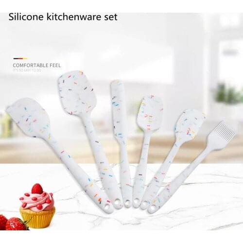 Kitchen Silicone Cooking Tool Sets Kitchen Necessary Spoon Spatula Oil Brush Cookware Household Non-Stick Accessories Supplies