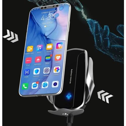 Lower Price 2021 New F3 Smart Induction Car Wireless Charger Car Navigation Frame Dual Heat Dissipation Safe Durable Charger