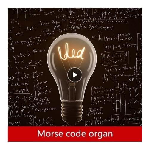 Real life room escape Morse code organ props Light bulb display password takagism game escape room game