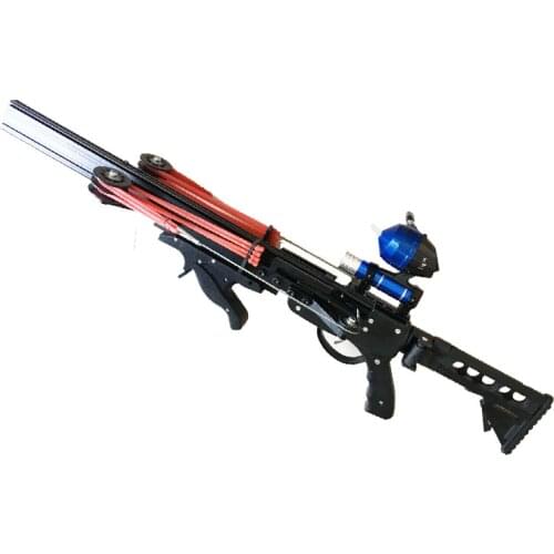 Fire Dragon G5 Semi Automatic Slingshot Hunting Fishing Crossbow Catapult Steel Ball Ammo Arrow Continuous Shooting