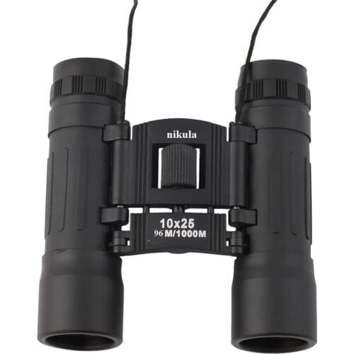 The Hand-Held binoculars clear vision and quality rubber coating to Nikul 10 X25 hunting, camping ,Ships from Turkey